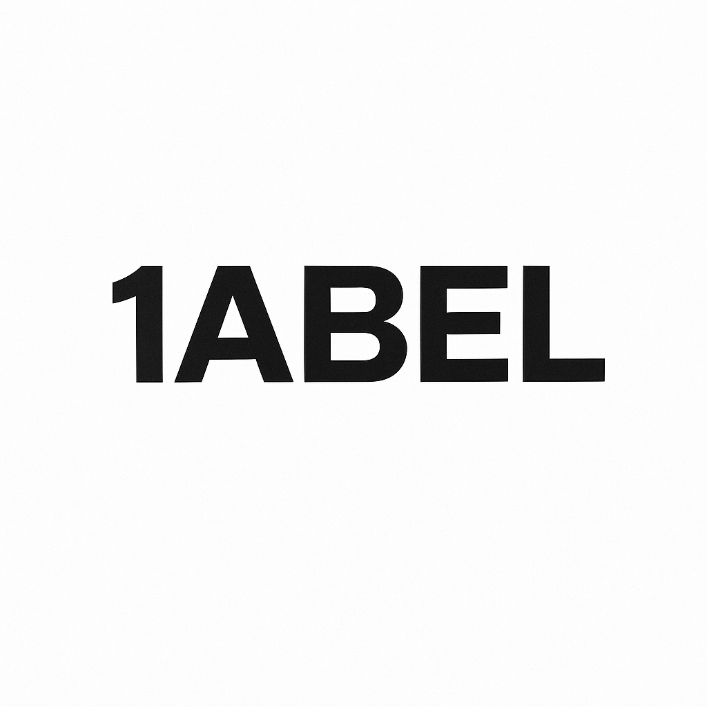 1ABEL Logo - Premium Minimalist Clothing Brand